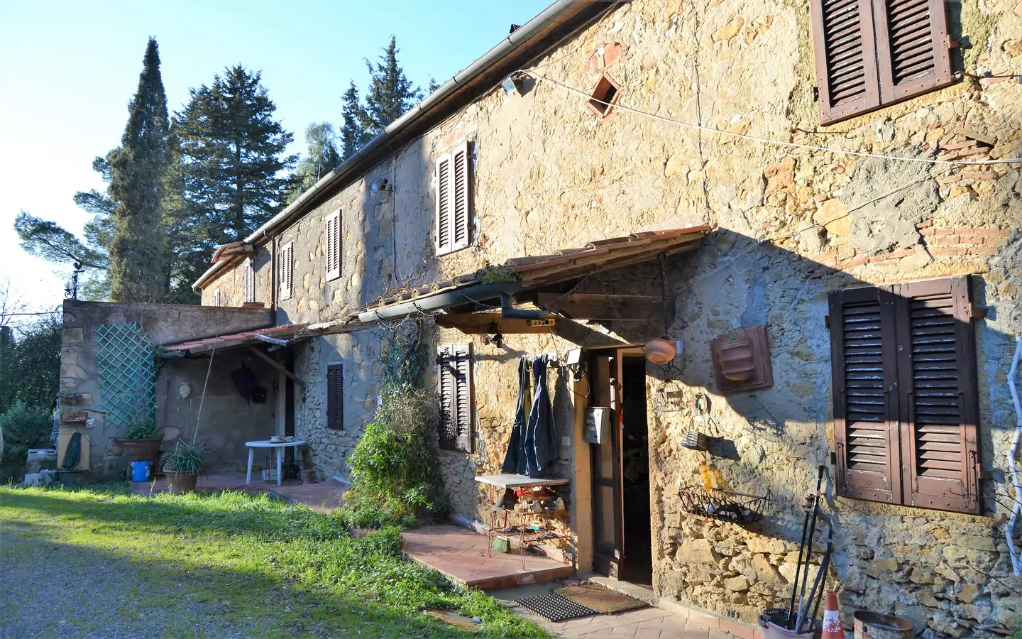 Antico Casale Toscano Con Terreno E Vista Panoramica A Montescudaio