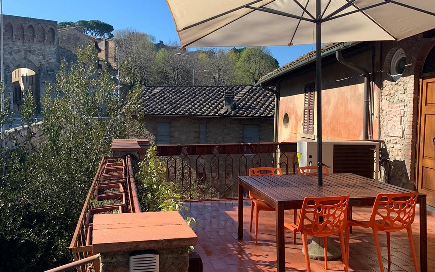 Wohnung mit Terrasse im Herzen von San Gimignano
