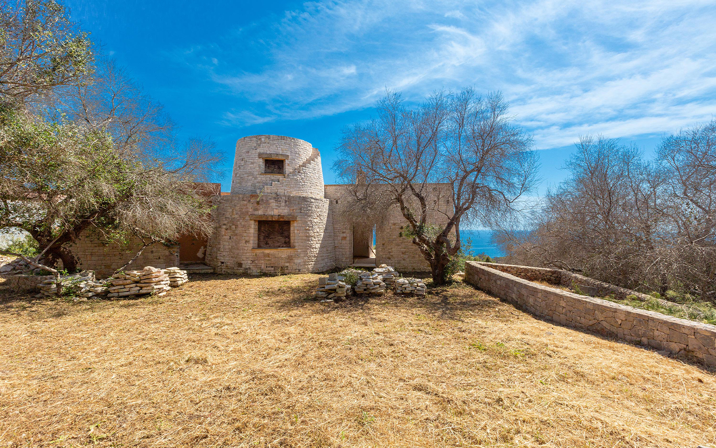 Caratteristica Villa A Rustico Con Splendida Vista Mare
