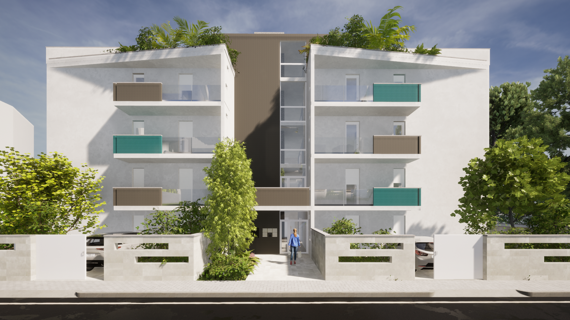 Neue Wohnungen mit Meerblick in Gallipoli
