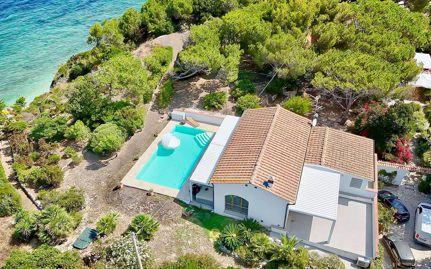 Villa mit Zugang zum Meer