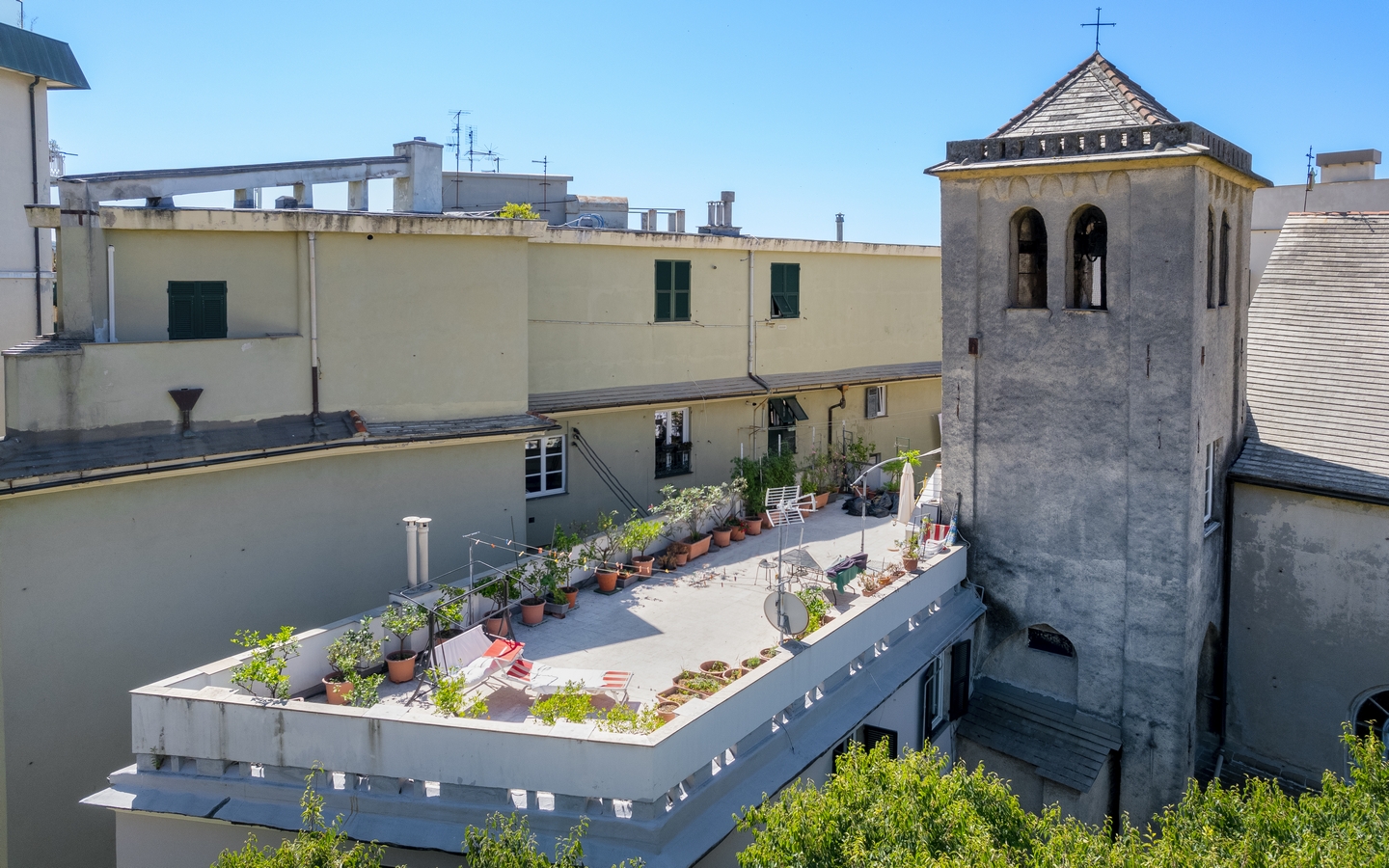 Prächtige Wohnung mit großer Terrasse und eigenem Zugang - Genua Castelletto
