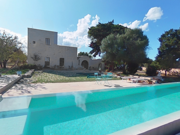 Sjarmerende gårdshus med basseng i Ostuni