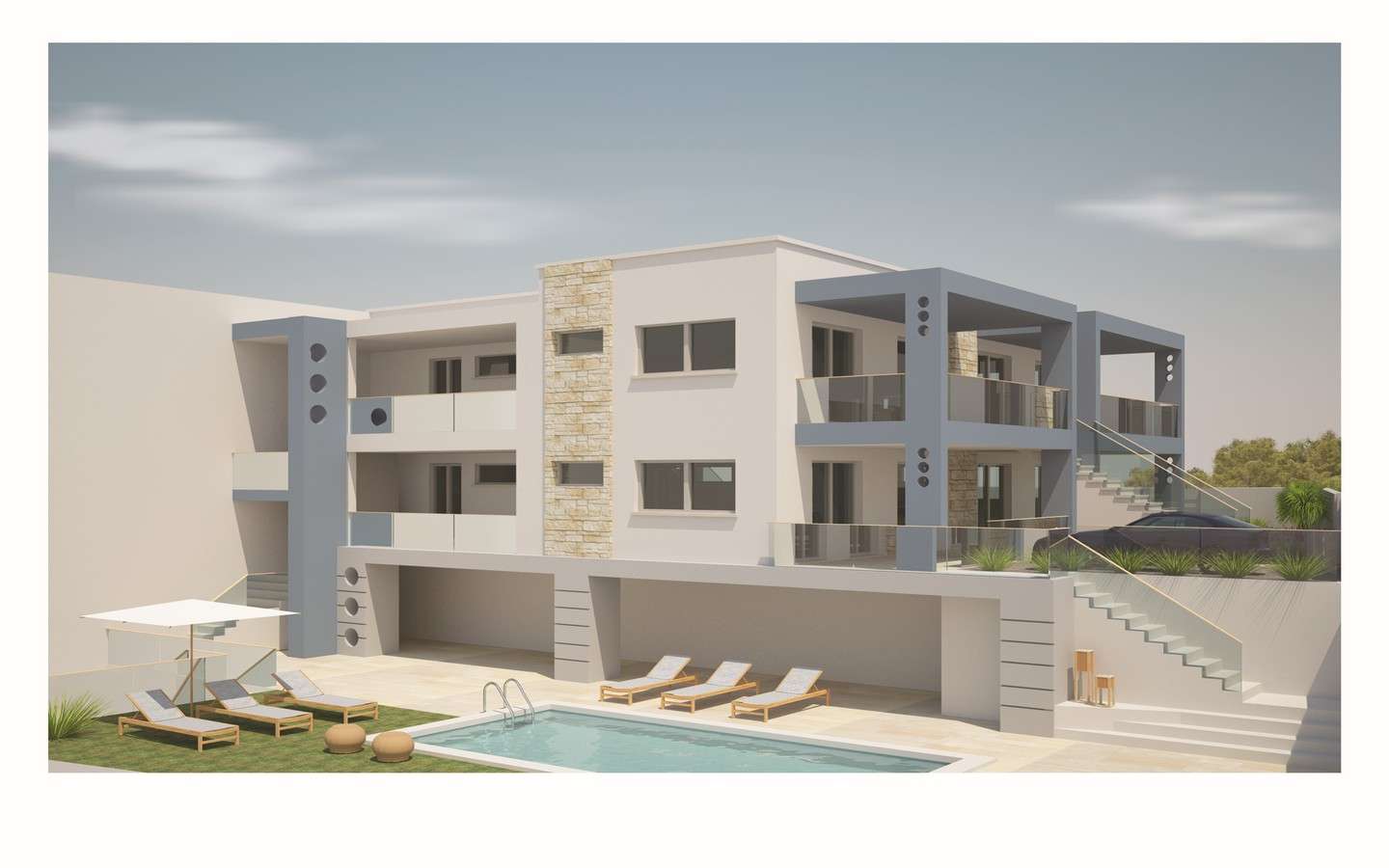 Terrain constructible à 500 mètres de la mer à Torre Vado