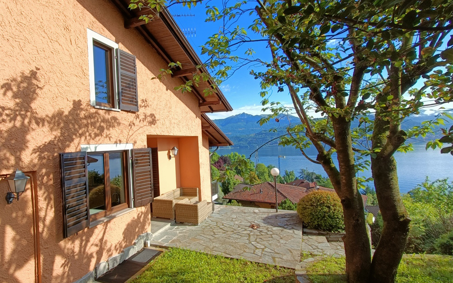 Villa Con Giardino E Vista Lago