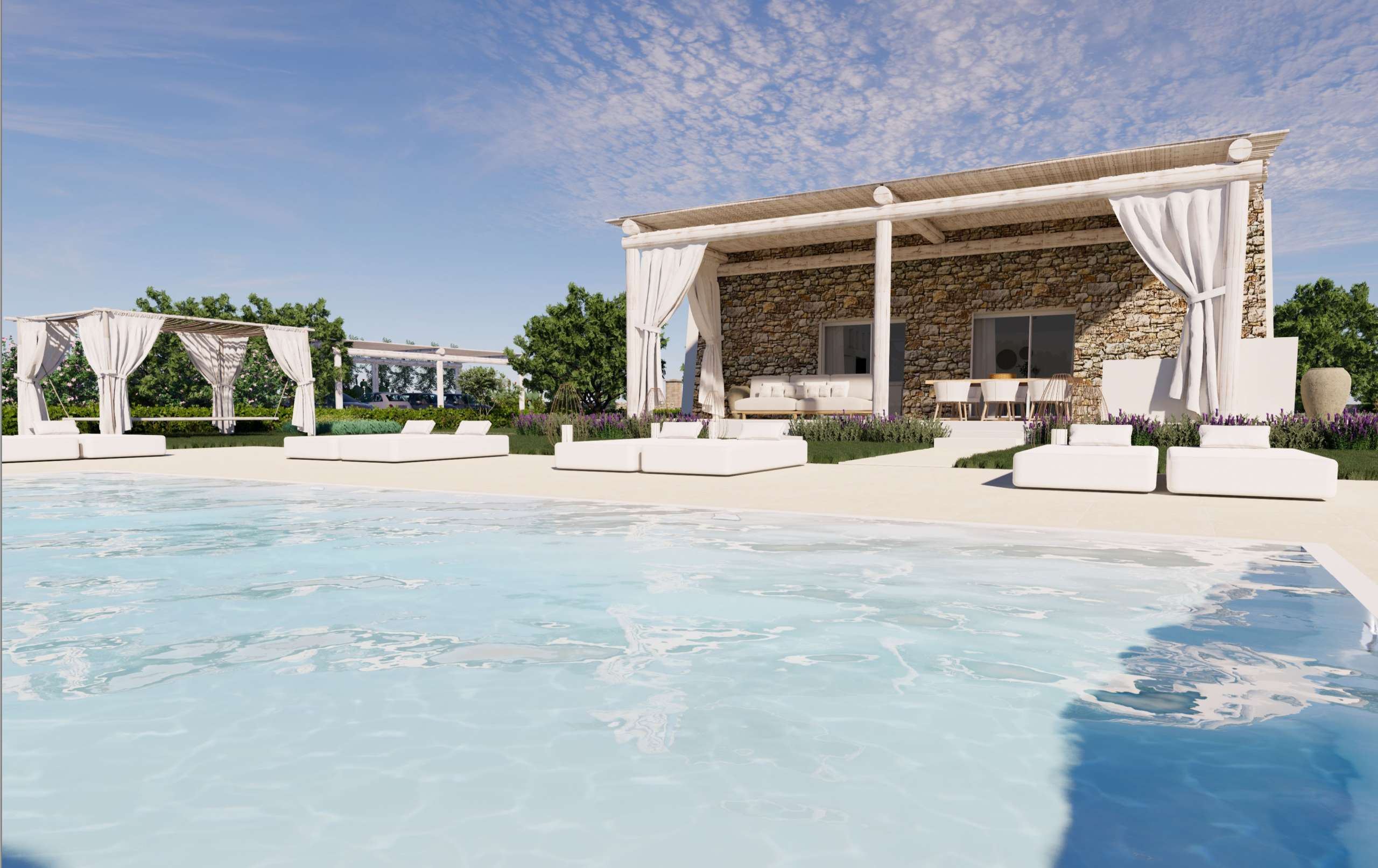 Villa Di Nuova Costruzione Con Piscina A Salve