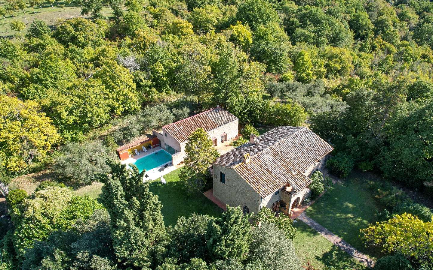 Villa E Dependance Con Piscina Immerse Nel Verde Appena Fuori Perugia