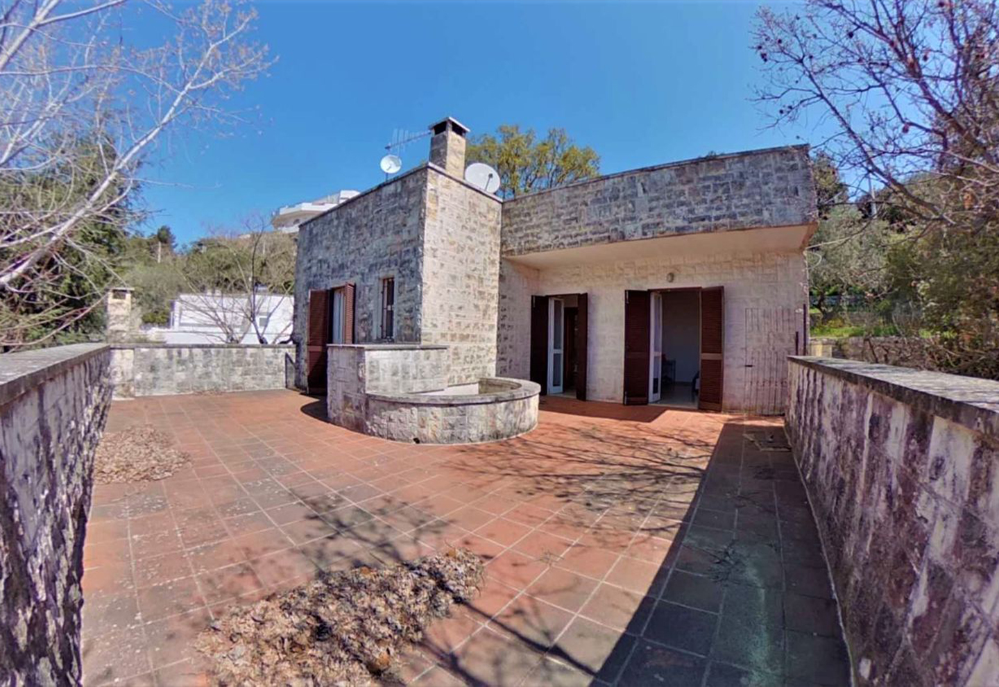 Villa Indipendente Panoramica In Pietra A Selva Di Fasano