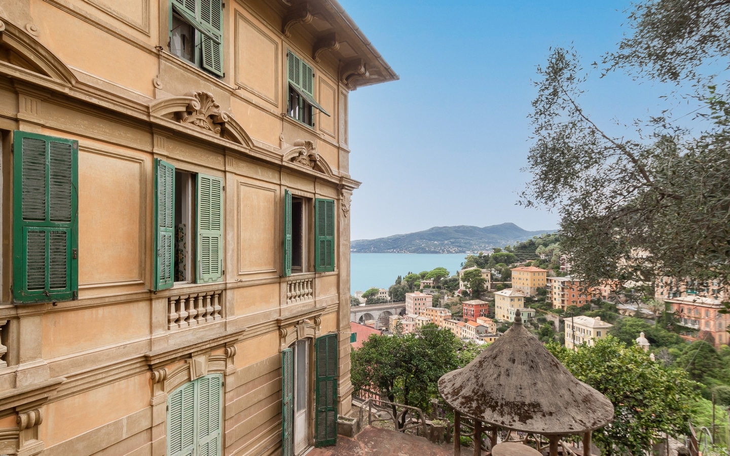 Art Nouveau Villa With View of Portofino Promontory