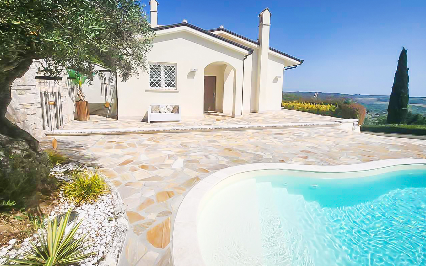 Villa Panoramica Di Prestigio Con Piscina E Vista Mare
