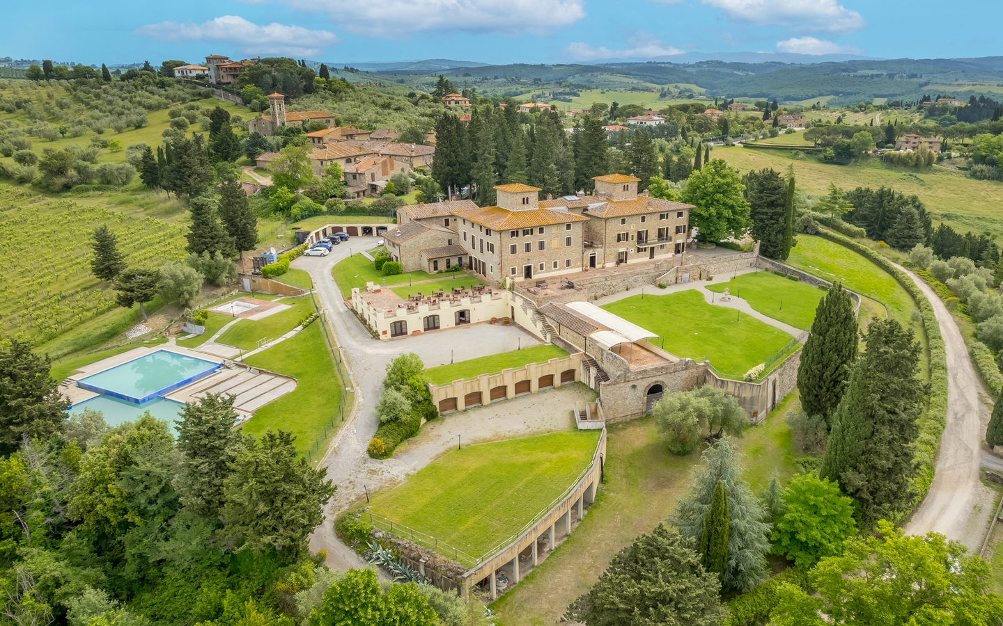 Historische panoramische villa midden in de Chianti heuvels