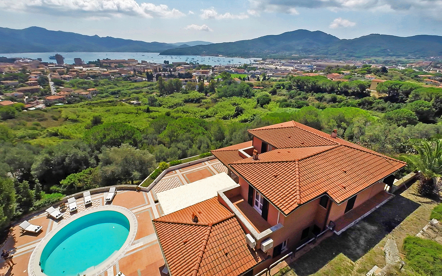 Villa Unica Con Eliporto E Vista Panoramica Sulla Baia Di Portoferraio - Isola D'Elba