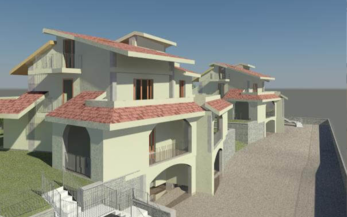 Ville Bifamiliari Con Vista Mare A Tropea