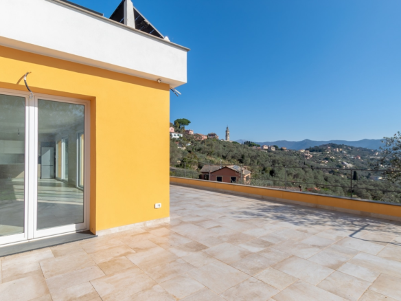 Newly Built Villa With Open Sea View Of Santa Margherita Ligure