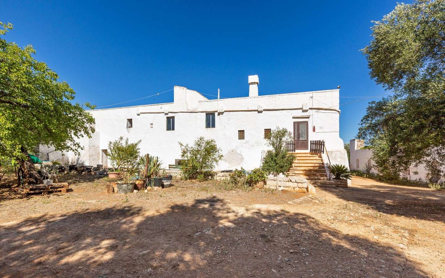 Antica Masseria A Ostuni Con Uliveti Secolari - Puglia