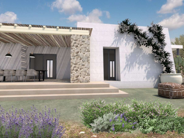 Terreno Con Lamione E Progetto Per Villa Con Piscina A 5 Km Dal Mare - Macchie Veneri