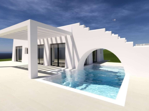 Typisk Salento-villa med havsutsikt och pool - Santa Maria Di Leuca