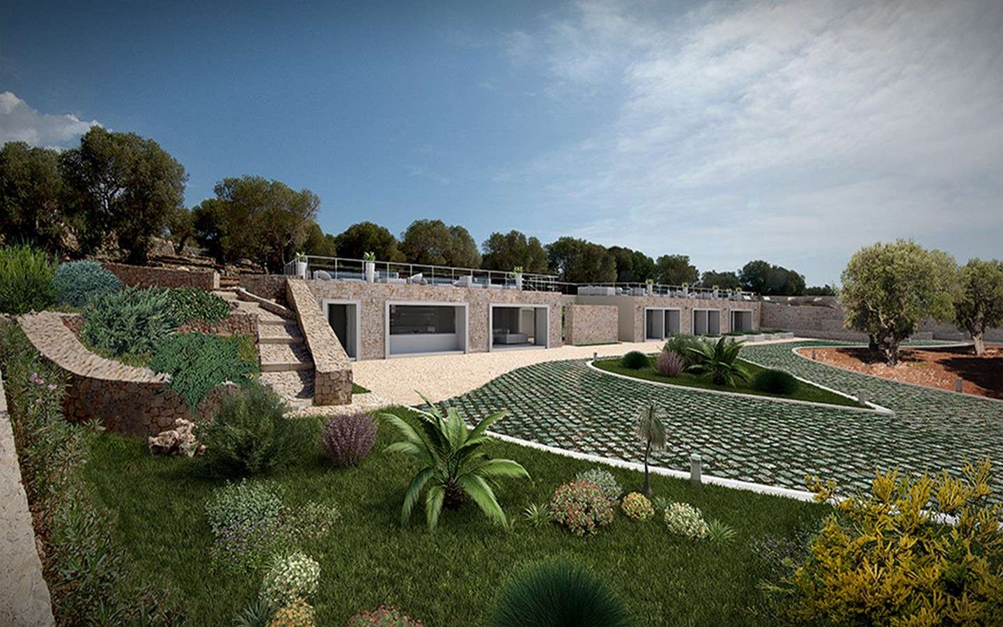 Villa Di Lusso Vista Mare Sulle Colline Con Dependance In Trullo & Piscina - Nuova Costruzione - Santa Maria Di Leuca