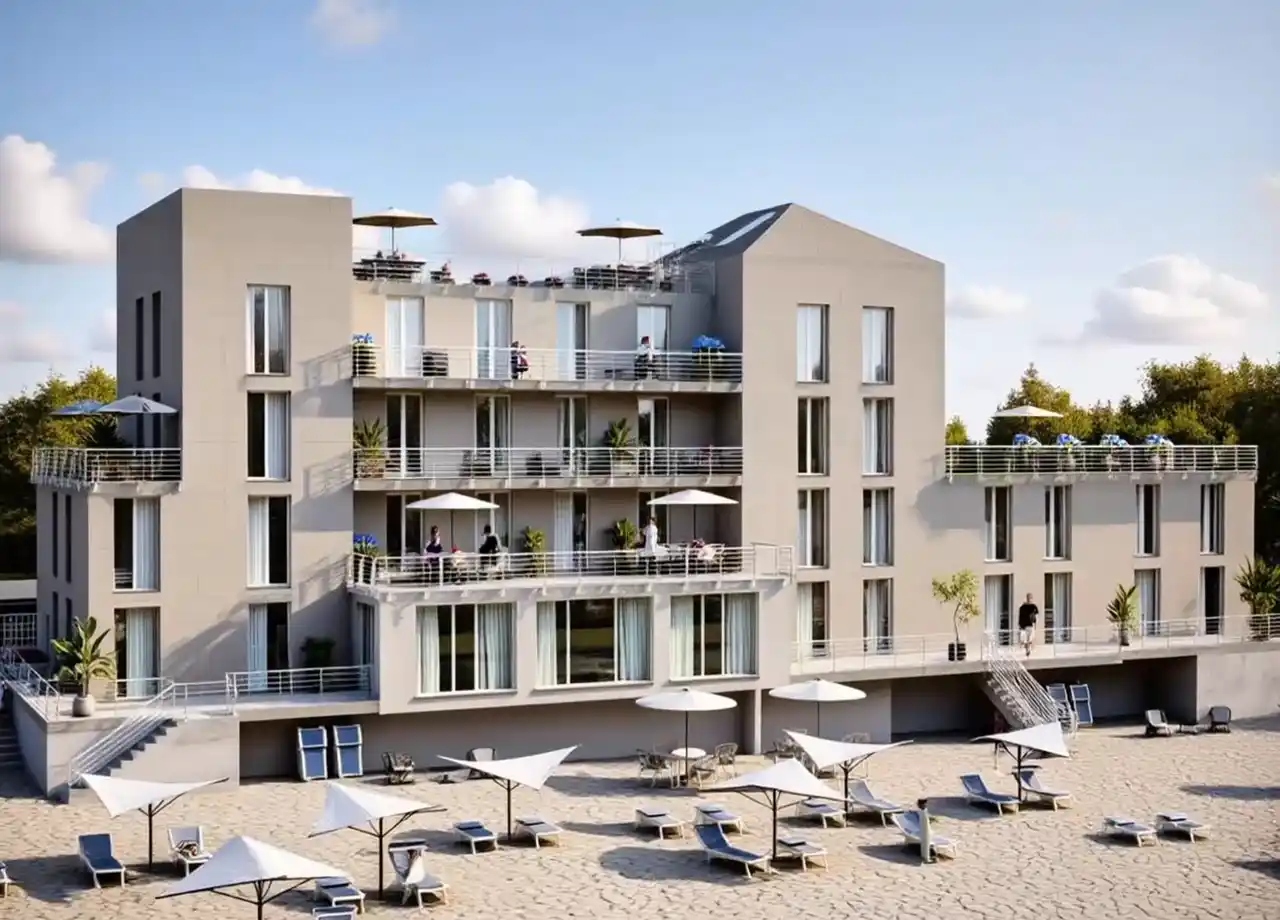 Seafront Apartments of Various Sizes, Renovation Project For Ex Hotel Lido, Borgio Verezzi