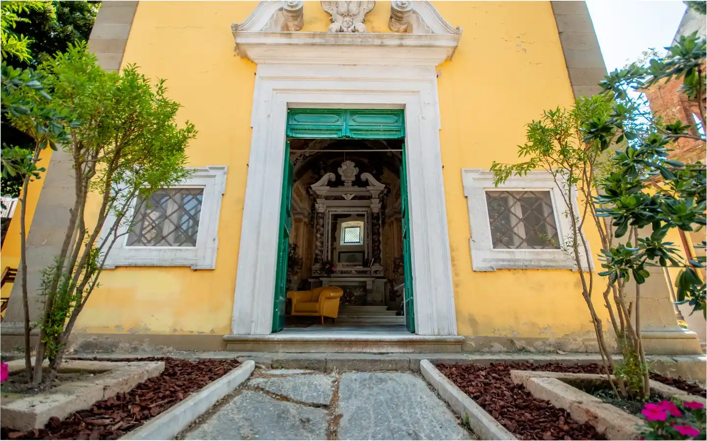 Historic House Of 1711 With Baroque Frescoes In The Village Of Nocchi, Camaiore