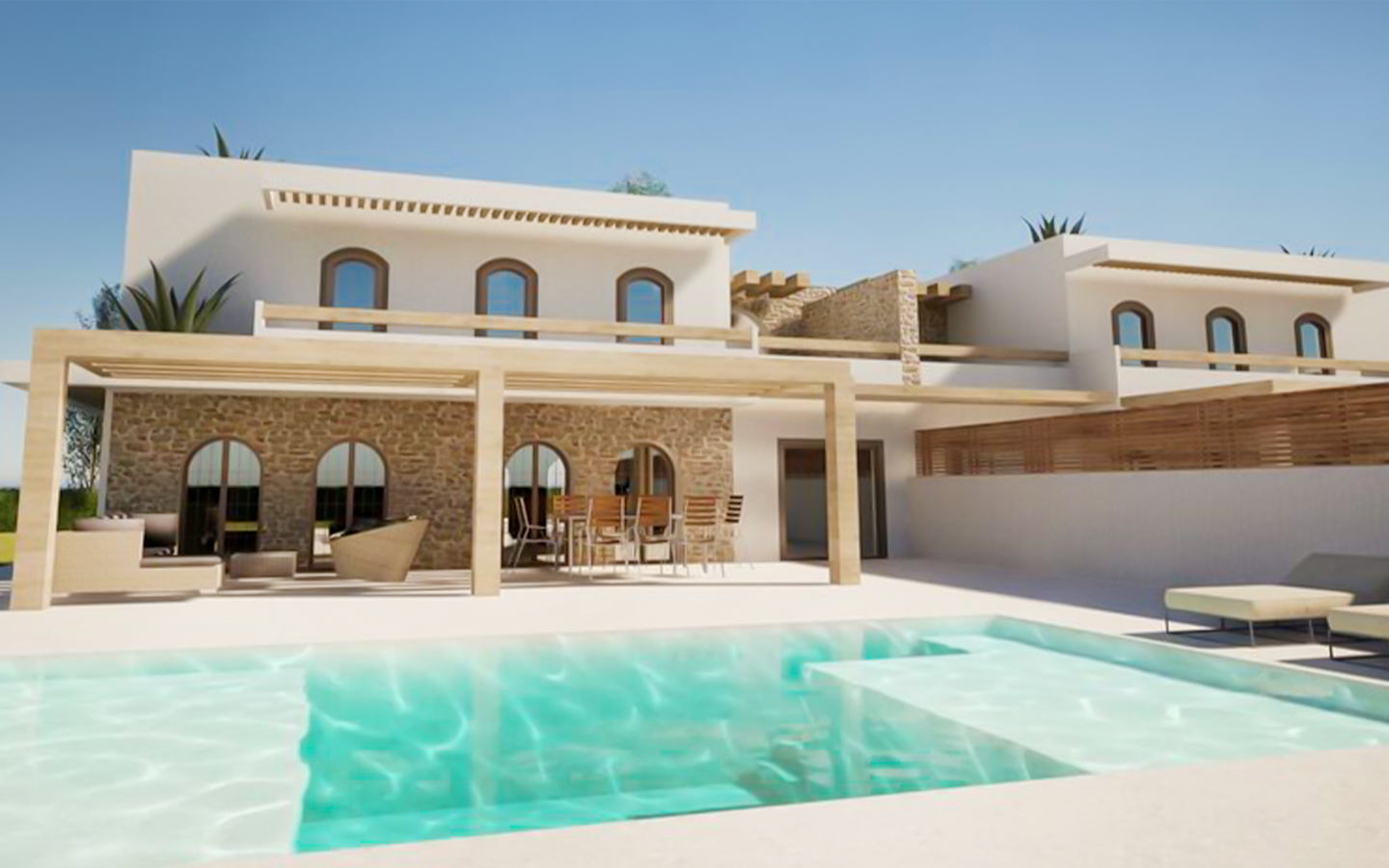 Exclusive Semi-Detached Villas with Pool and Garden, a Few Steps from the Beach of Formicoli