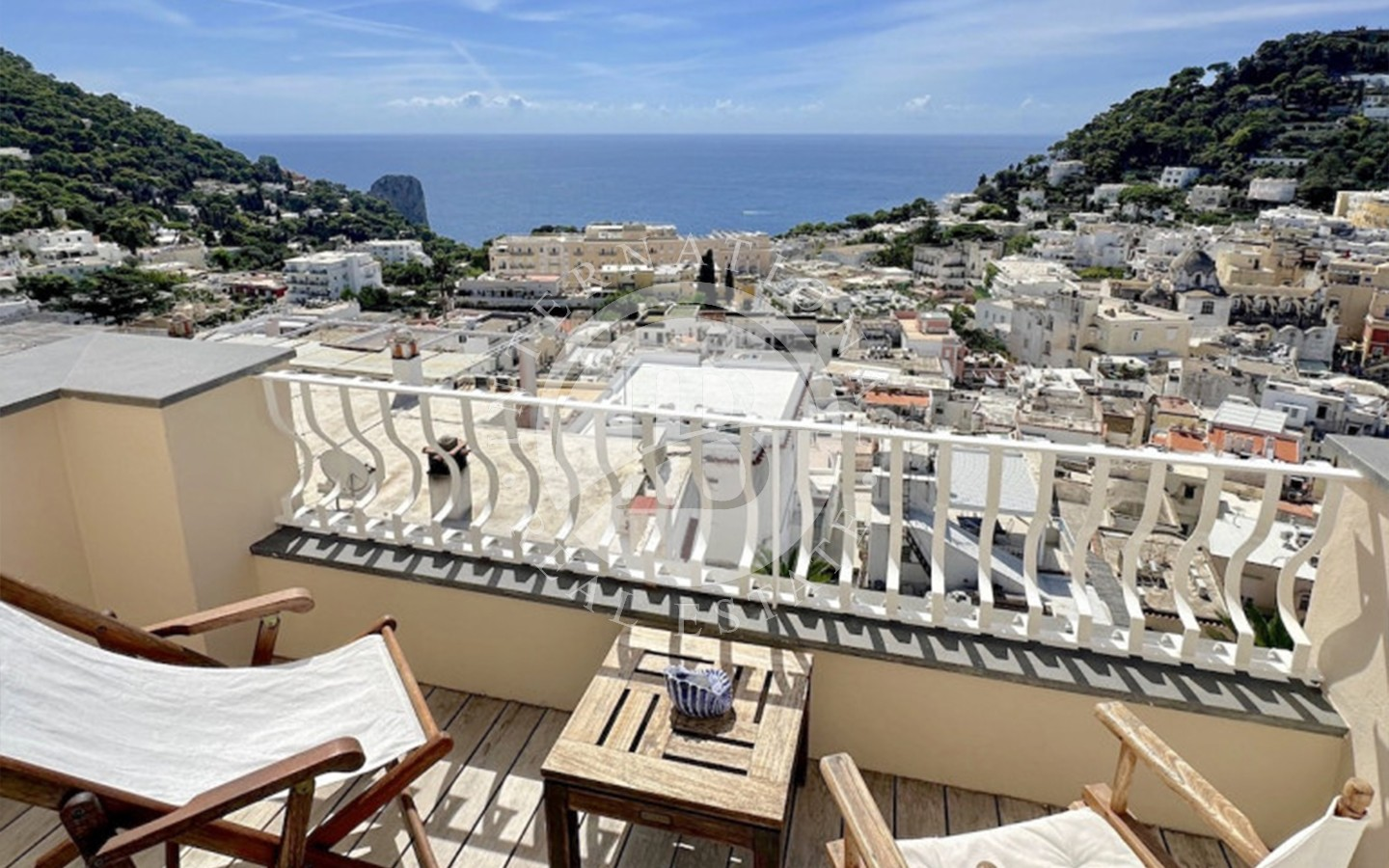 Elegant Renovated Residence With Terrace And Panoramic View, Capri