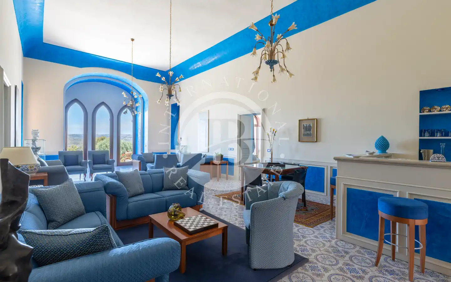 Historic Noble Residence with Park, Pool and Panoramic Views in Prestigious Baroque Noto