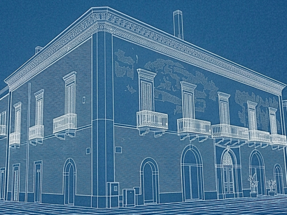 Palais historique dans le centre de Fasano, Pouilles