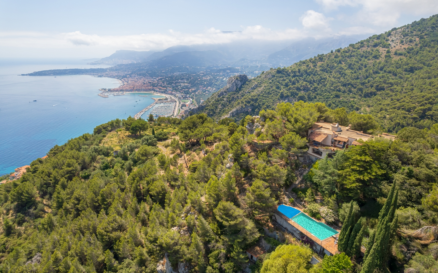 Esclusiva Proprietà Con Vista Panoramica Sulla Costa Azzurra, Mortola Superiore